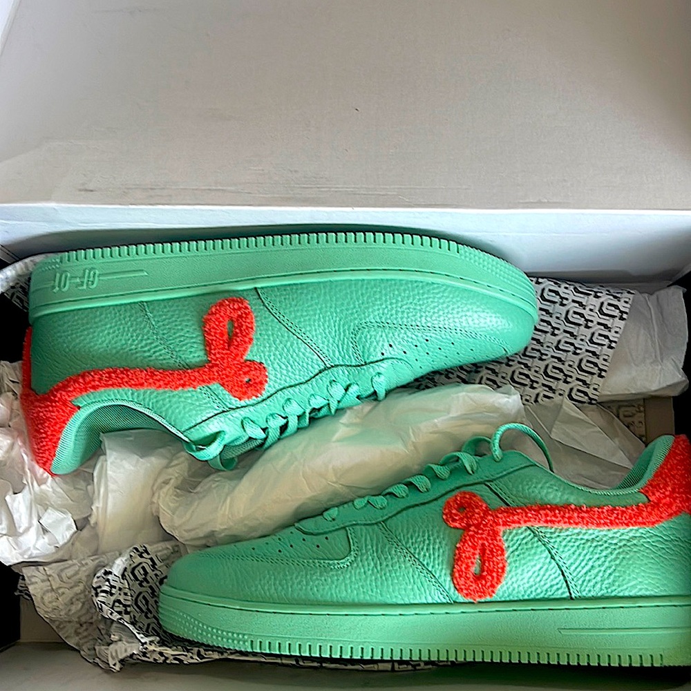 John Geiger GF-01 - teal/peach - size 10 men’s